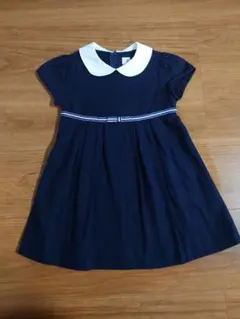 ペアレンツドリーム ワンピース フォーマル お受験 濃紺 女の子　90