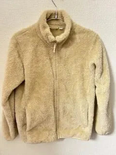 ユニクロ　フリース　ベージュ　140cm
