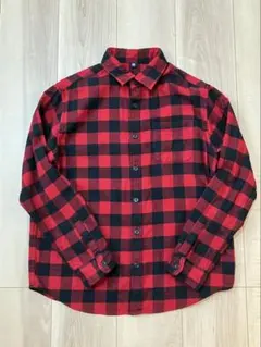 UNIQLO キッズ フランネルチェックシャツ