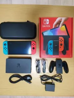Nintendo Switch 有機ELモデル ネオンブルー/レッド