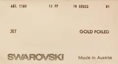 7576 スワロフスキー チャトン 1100 pp13 ジェット