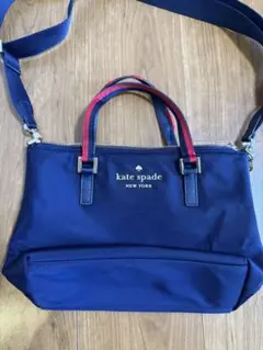 kate spade ネイビー ショルダーバッグ