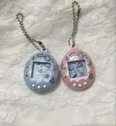 たまごっち　シャカシャカチャームコレクション　パールピンク　パールブルー