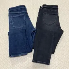 ストレートデニムブラック