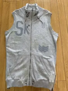 ディーゼルDIESEL スウェット　ベスト　ヴィンテージ　ダメージ加工　ペイント