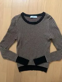 ZARA ドットパターン ニットセーター S