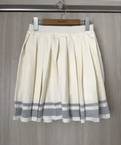 Alley by w closet ニットプリーツスカート　オフホワイトのサムネイル