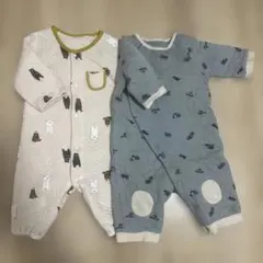 ベビー服 ロンパース 60-70cm 2点セッ2ヶ月　3ヶ月　4ヶ月　5ヶ月