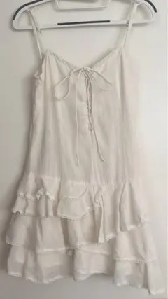 ZARA ザラ キャミソール ワンピース 白 ホワイト