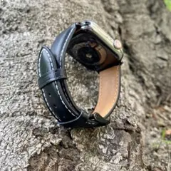 アップルウォッチレザー本革ベルト　Apple Watch レザーバンド　46ミリ