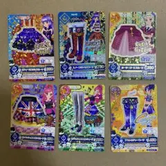 アイカツカード 藤堂ユリカ 氷上スミレ 音城セイラ 霧矢あおい