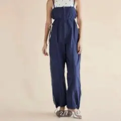 SeaRoomlynn シールームリン フロントZipサイドラインサロペット Mのサムネイル