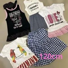 Tシャツ パンツ ワンピース　女の子　120cm セット