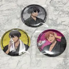 桃源暗鬼 無陀野 淀川 花魁坂 極楽湯 等身 浴衣 缶バッジ