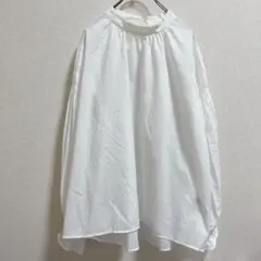 ティップトップ　レディース長袖ブラウス　ゆったり　袖幅広　体型カバー