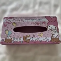 【レア】マイメロディー ティッシュボックス ピンク ティッシュケース 収納