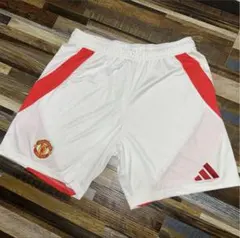 N*e様 adidas マンチェスター・ユナイテッド ハーフパンツ XL