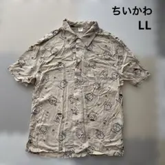 しまむら ちいかわ柄半袖シャツ LLサイズ