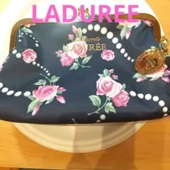 LADUREE がま口ポーチ 薔薇 花