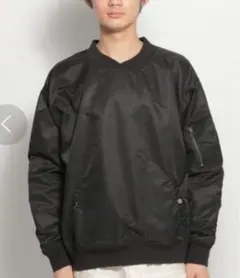 美品 niko and… MA-1 プルオーバー ミリタリー