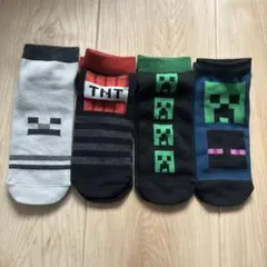 新品　マイクラ　キッズ靴下　4足セット