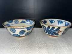 飯碗　茶碗　ぱいかじ柄　2柄セットのサムネイル