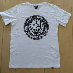 NJPW　Tシャツ　LLサイズ　白