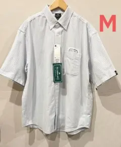 Mrs.GREENAPPLE GUコラボオーバーサイズシャツ　ブルーMサイズ