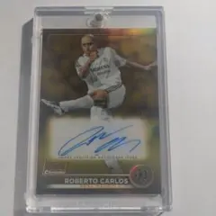 Topps chrome ロベルト・カルロス Auto/50