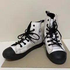 CONVERSE ALL STAR 21cm ハイカット ホワイト/ブラック