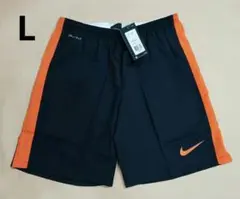 NIKE Lサイズ サッカーパンツ ブラック×オレンジのサムネイル