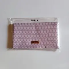 FURLA ロゴ入りマスクケース 　新品未使用