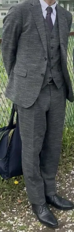 極美品✨PERSON'S FOR MEN スリーピーススーツ A6