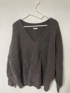 ITEMS URBANRESEARCH ダークブラウン Vネック ニット