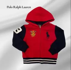 【Polo Ralph Lauren】パーカー 3/3T 赤/ネイビー