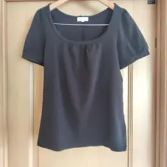 ロペピクニック　黒 半袖 Tシャツ バックりぼん付き