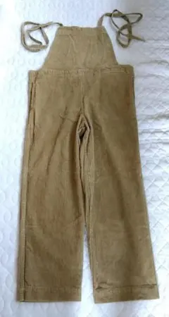 ICHI　イチ／コーデュロイ　サロペット　オーバーオール　ベージュ系