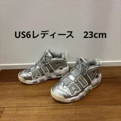 ※海外限定カラー NIKE AIR MORE UPTEMPO メタリックシルバー