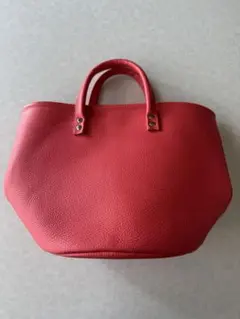 クリームカンパニー レザー トートバッグ サーモンピンク