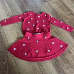 h&m ニットセータースカート　セットアップ