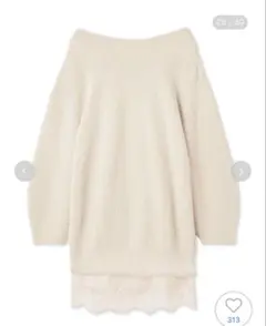 SNIDEL ニットセットキャミミニワンピース