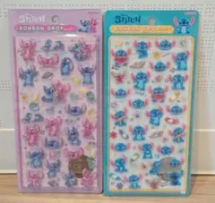 正規品　ボンボンドロップシール　ディズニー　スティッチ　2種類セット