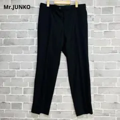 Mr.JUNKO ミスタージュンコ スラックス パンツ 黒 セレモニー美品D65のサムネイル
