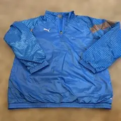 Puma ジャケット 青 ストライプ柄