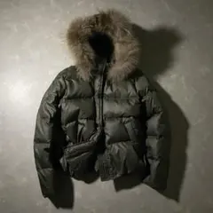 y2k archive ダウンジャケット フォー付き ダブルジップ （S）