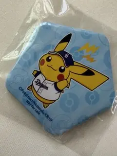 中日ドラゴンズ ポケモン ピカチュウ 缶バッジ