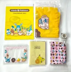 ミスタードーナツ ポケモン 2022年　福袋　ポーチ　ノート　カレンダー