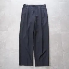 80s vintage リネンスラックス ツータック ネイビー レーヨン 80s vintage リネンスラックス ツータック ネイビー レーヨン - メルカリ