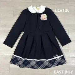 美品 size120 East Boy フォーマル ワンピース 卒園式 入学式