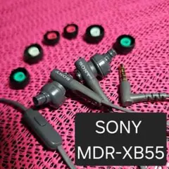 【動作確認済】SONY MDR-XB55　SONY製チップ付　EXTRABASS
